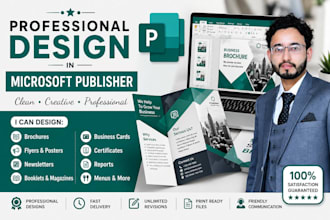 design professional documents, brochures and layouts in microsoft publisher