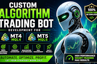 develop custom algorithm trading bot for mql4 mql5