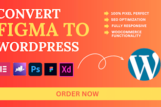 convert figma to wordpress using elementor