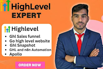 build gohighlevel sales funnels and CRM automation system
