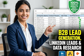 provide b2b lead generation, linkedin lead generation