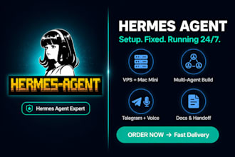 do hermes agent install fix vps mac mini docker multi agent paperclip telegram