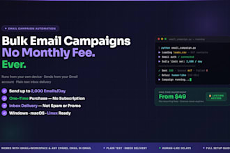 set up email blast, bulk email campaign, and email marketing automation