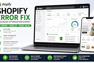 fix shopify admin bugs backend dashboard errors provide solution shopify liquid