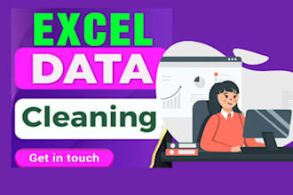 data formatting and data processing and cleaning for you