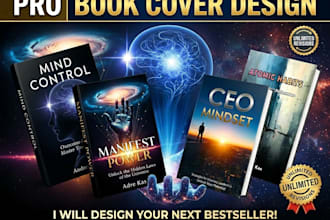 design a professional motivation and self help book cover