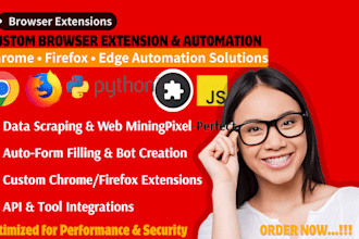 create any kind of custom google chrome for automation and firefox edge for you