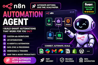 develop n8n automation, ai agents, chatbbot, automatio, workflow automation