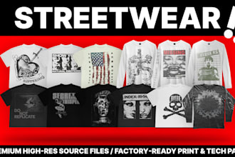 design custom y2k grunge streetwear clothing graphic