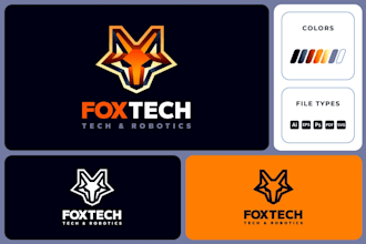 design modern professional creative tech logo