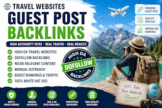 build powerful travel backlinks with premium travel guest post sites