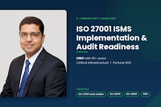 implement iso 27001 isms with policies, risk assessment, and audit readiness