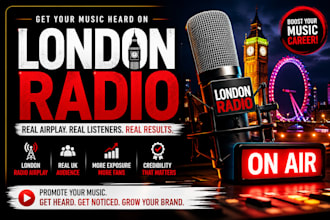 promote your music with advertisement on london radio stations