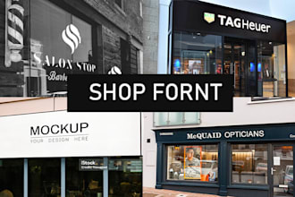 design shop front storefront window graphics,signboard design
