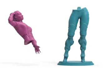 design 3d scan clean up, fix stl file, and optimize 3d figurines for printing