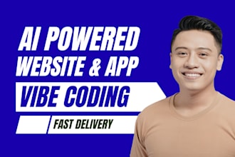 build your website and app using ai vibe coding ai website