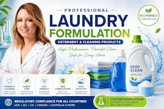 formulate high performance laundry detergent and cleaning products for your bran