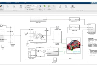 build matlab simulink models for control systems, robotics, drones and ev system