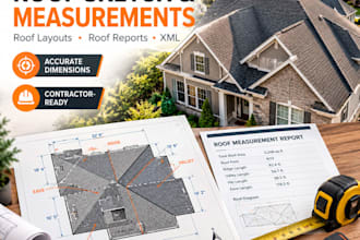 create detailed roof sketches, roof reports