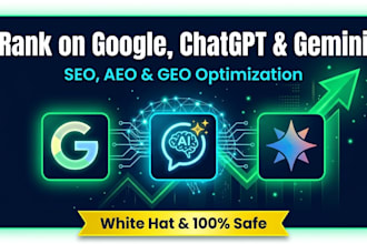 boost your visibility on google, chatgpt and gemini with SEO, aeo, GEO
