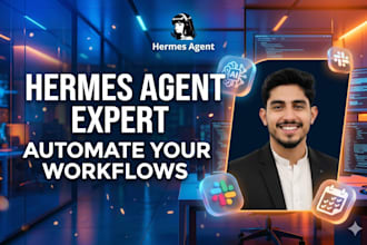 install and automate workflows with hermes agent