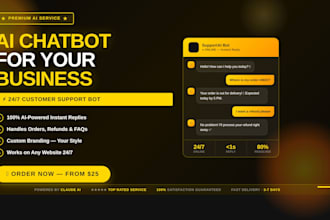build a custom ai customer support chatbot for your business website