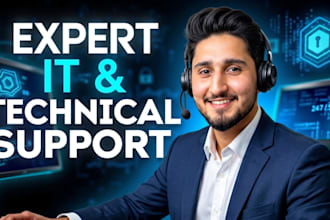 provide remote IT support, fix windows server and desktop issues