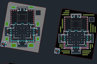 draw architecture drawings and floor plan