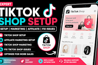 set up tiktok shop setup, tik tok shop marketing, affilate marketing fix tik tok