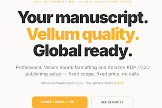 format your ebook with vellum for amazon KDP and global publishing