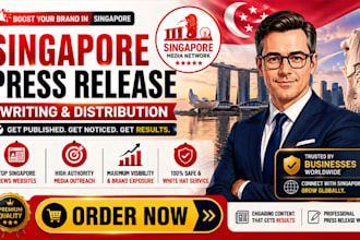 write and distribute your press release on top singapore news websites