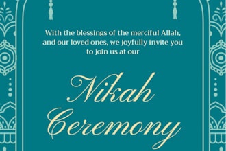 design luxury nikkah nama certificate