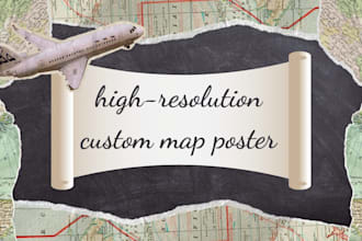 create a professional  custom map poster with premium themes