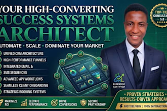 build your gohighlevel CRM, sales funnel, and automation