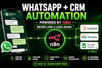 automate whatsapp CRM to capture and convert your leads