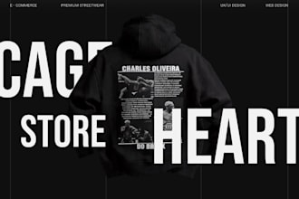 design a modern streetwear or fashion website in figma