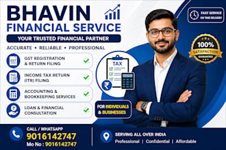 provide gst, itr and accounting services