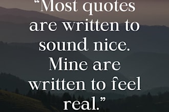 write captions quotes or short content for social media