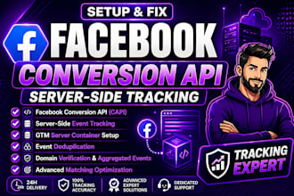 setup facebook pixel and conversion api server side tracking