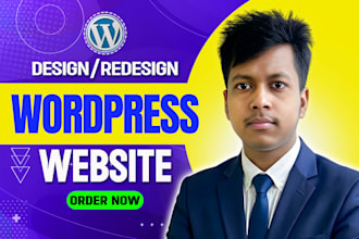do wordpress website development, redesign wordpress as a wordpress developer