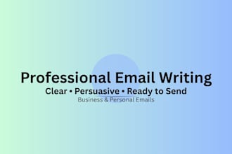 write or rewrite professional business emails and messages