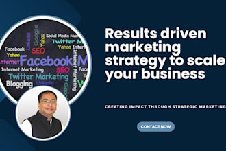 create a results driven marketing strategy to scale your business