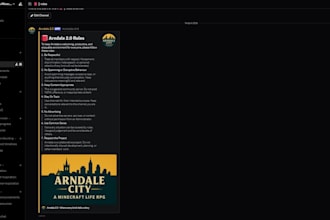 set up a clean and professional discord server