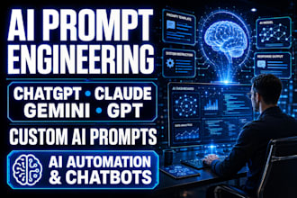 be your ai prompt engineer for chatgpt, claude and gemini