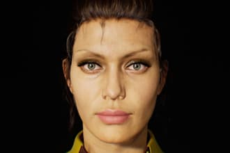 realistic metahuman 3d character model 3d character model 3d sculpting daz3d stl