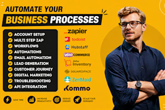 do zapier todoist hubstaff zoho inventory woocommerce squarespace zenmaid kommo