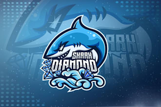 design beautiful high quality custom shark logo