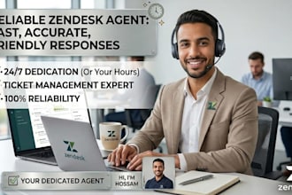 be your professional zendesk support agent