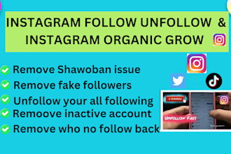 grow your instagram organically by mass follow unfollow and shadowban issues