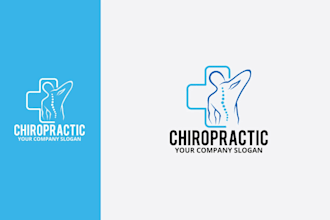 design incredible high quality doctor, chiropractic logo